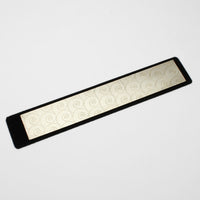 Spiral etched bookmarks silver & gold plated by Mary Ann Simmons