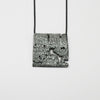Fragile Form Black Silver Pendant 1