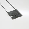 Fragile Form Black Silver Pendant 2