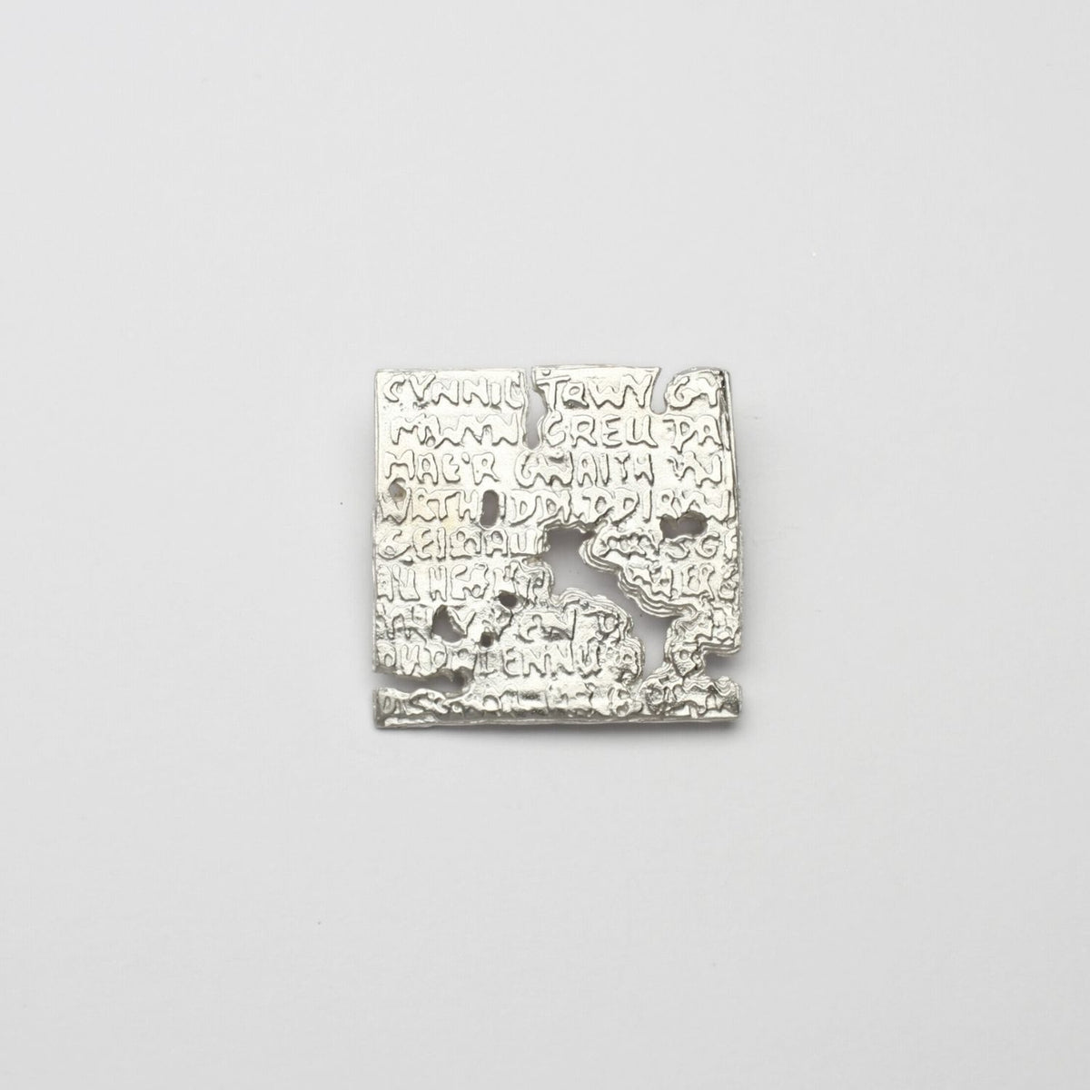 Fragile Form Silver Brooch 1