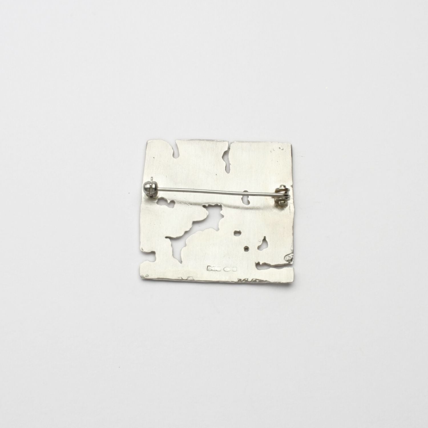 Fragile Form Silver Brooch 1