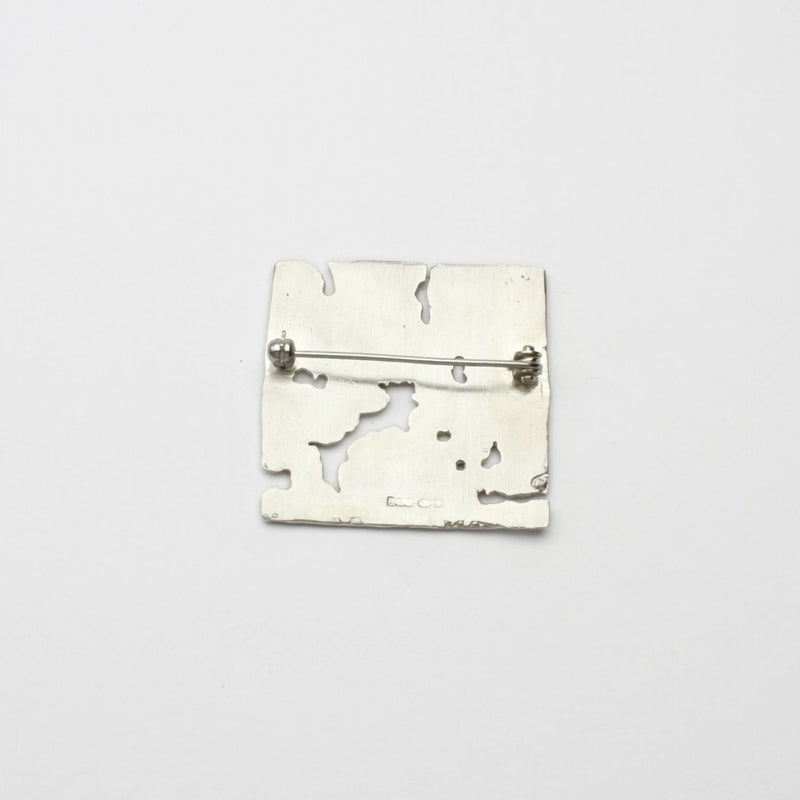 Fragile Form Silver Brooch 1