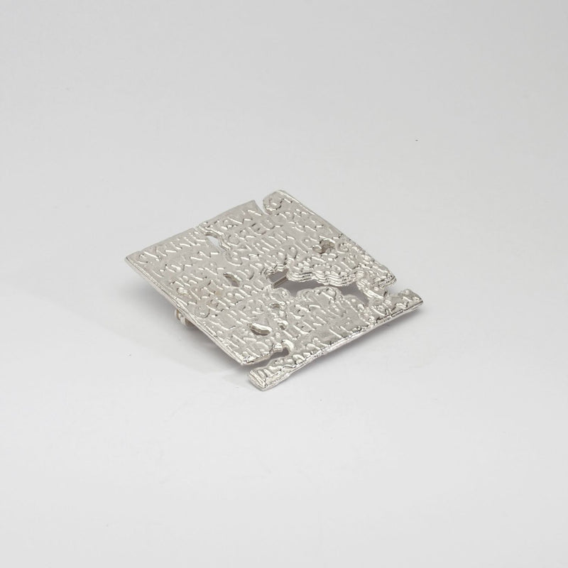 Fragile Form Silver Brooch 1
