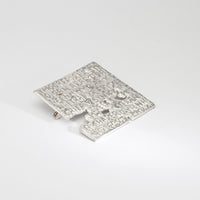 Fragile Form silver brooch 2