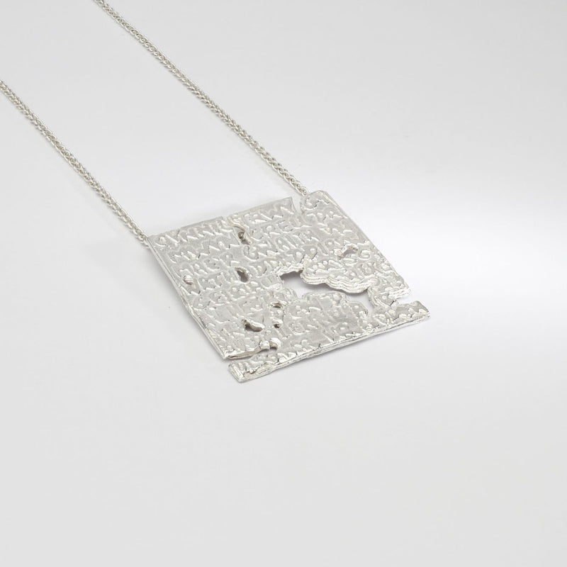 Fragile Form Silver Pendant 1