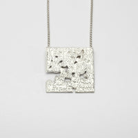 Fragile Form Silver Pendant 2