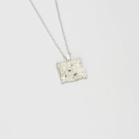 Fragile Form Small Silver Pendant 1