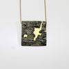 First of March at Collect 2025 - Mari Thomas 18ct gold, silver and black ruthenium pendant