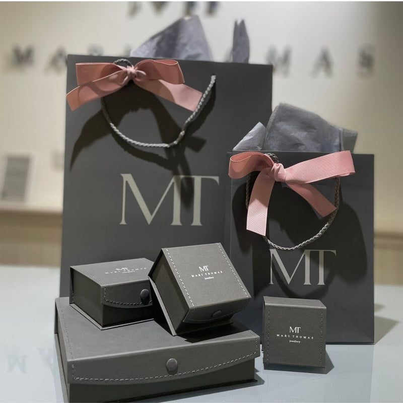 Luxe & mop silver earrings by Katy Tromans