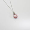 Rose coin pearl & bound bead pendant by Natalie Vardey