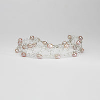 2 row small lilac pearl bracelet by Natalie Vardey