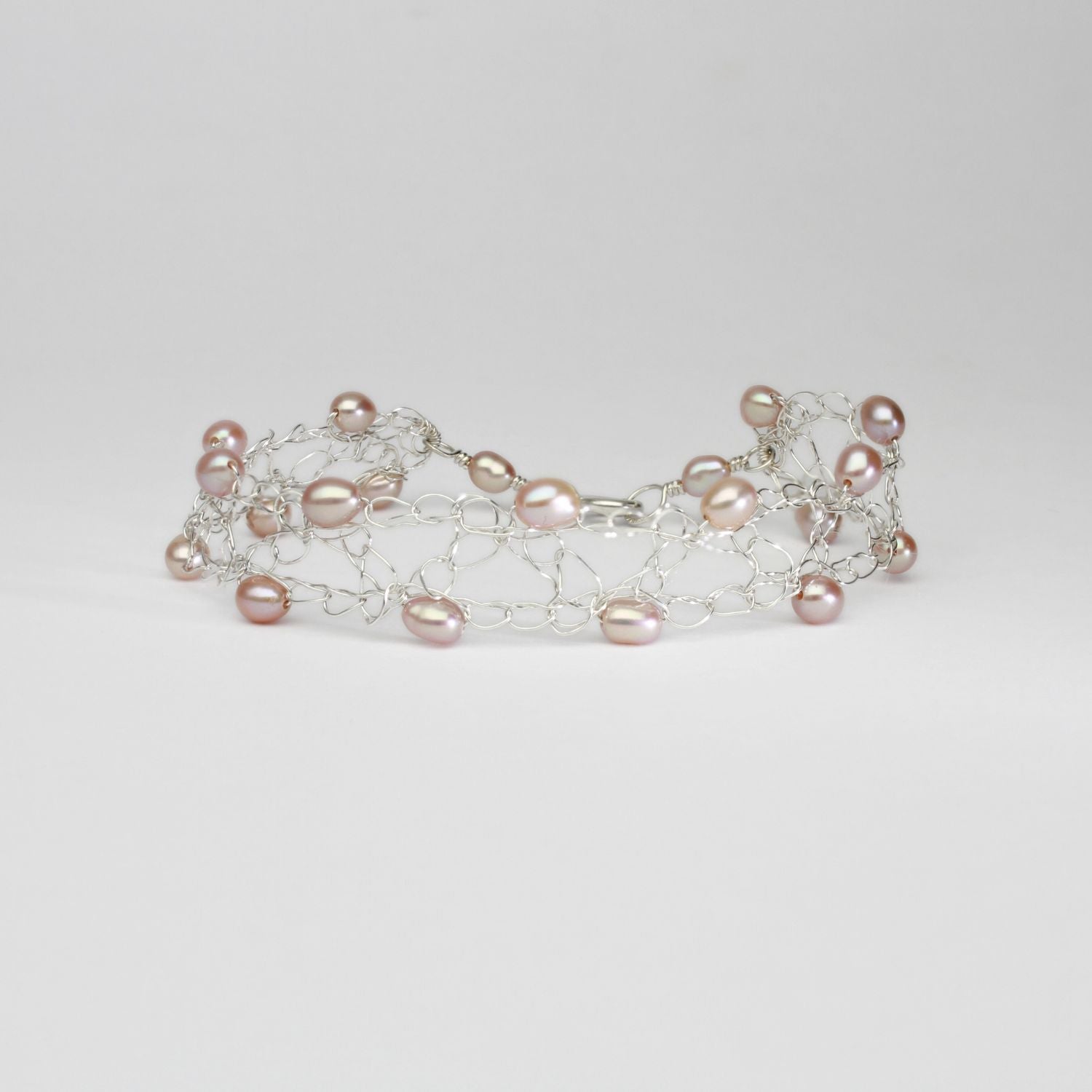 2 row small lilac pearl bracelet by Natalie Vardey