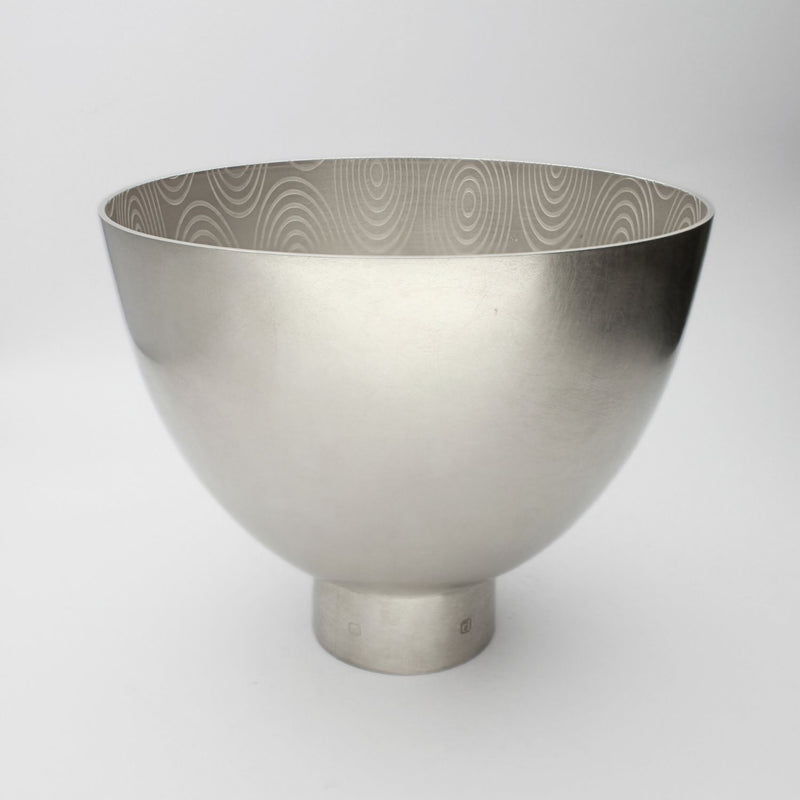Silver patterned bowl by Mary Ann Simmons