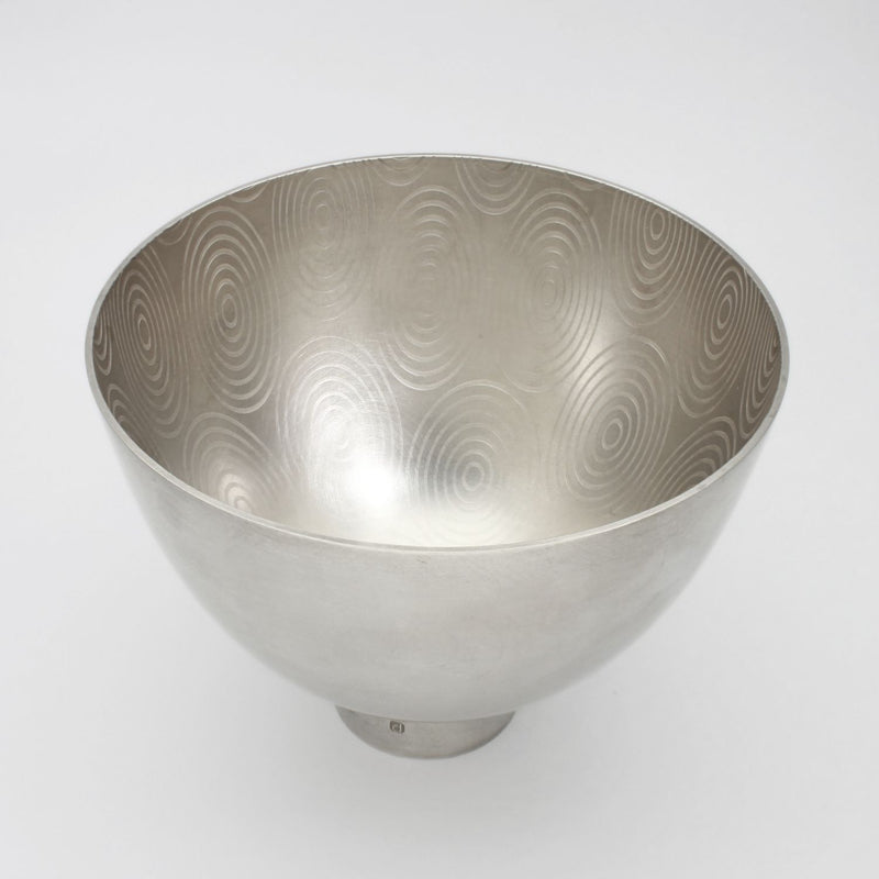 Silver patterned bowl by Mary Ann Simmons