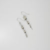 Medium silver ripple twist earrings by Suzie Horan