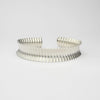 Bangle: Ammonite cuff bangle in silver Suzie Horan