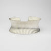 Silver ammonite cuff bangle by Suzie Horan