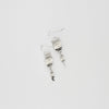 Small ripple silver hook earrings by Suzie Horan