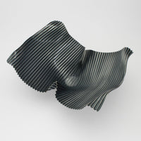 Whaletail black silver dish by Suzie Horan