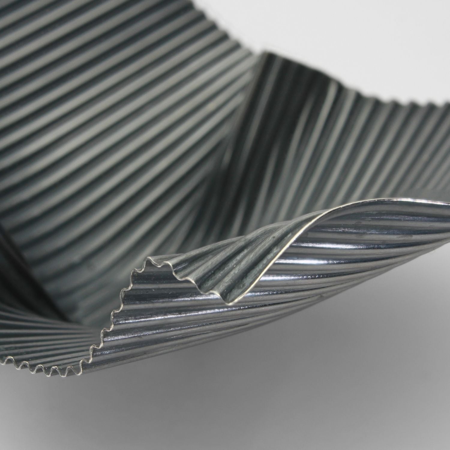Whaletail black silver dish by Suzie Horan