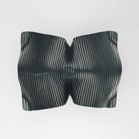 Whaletail black silver dish by Suzie Horan