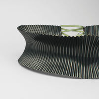 Black silver statement collar by Suzie Horan