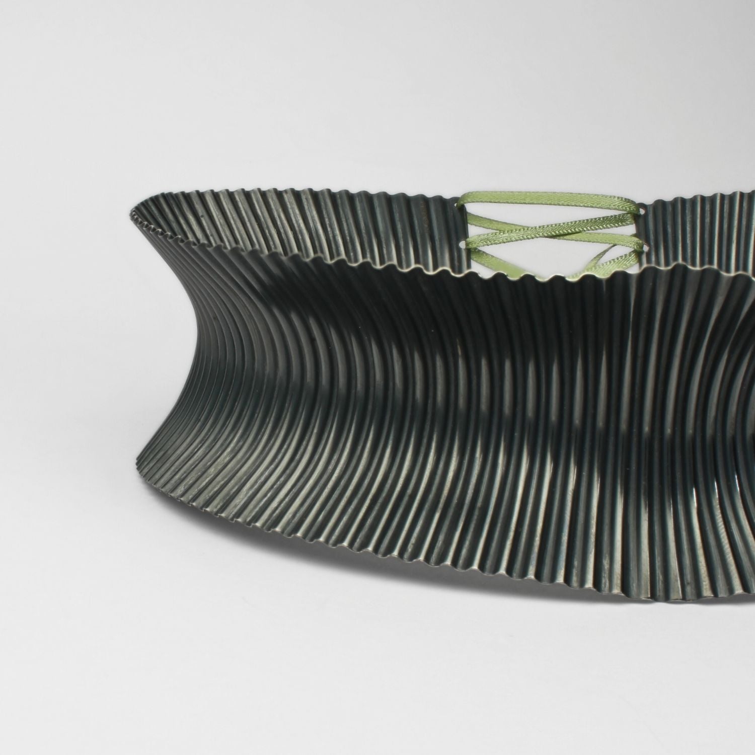 Black silver statement collar by Suzie Horan