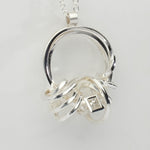One of a Kind: (No. 9) Solitaire Series 2 Necklace with Princess Cut Diamond