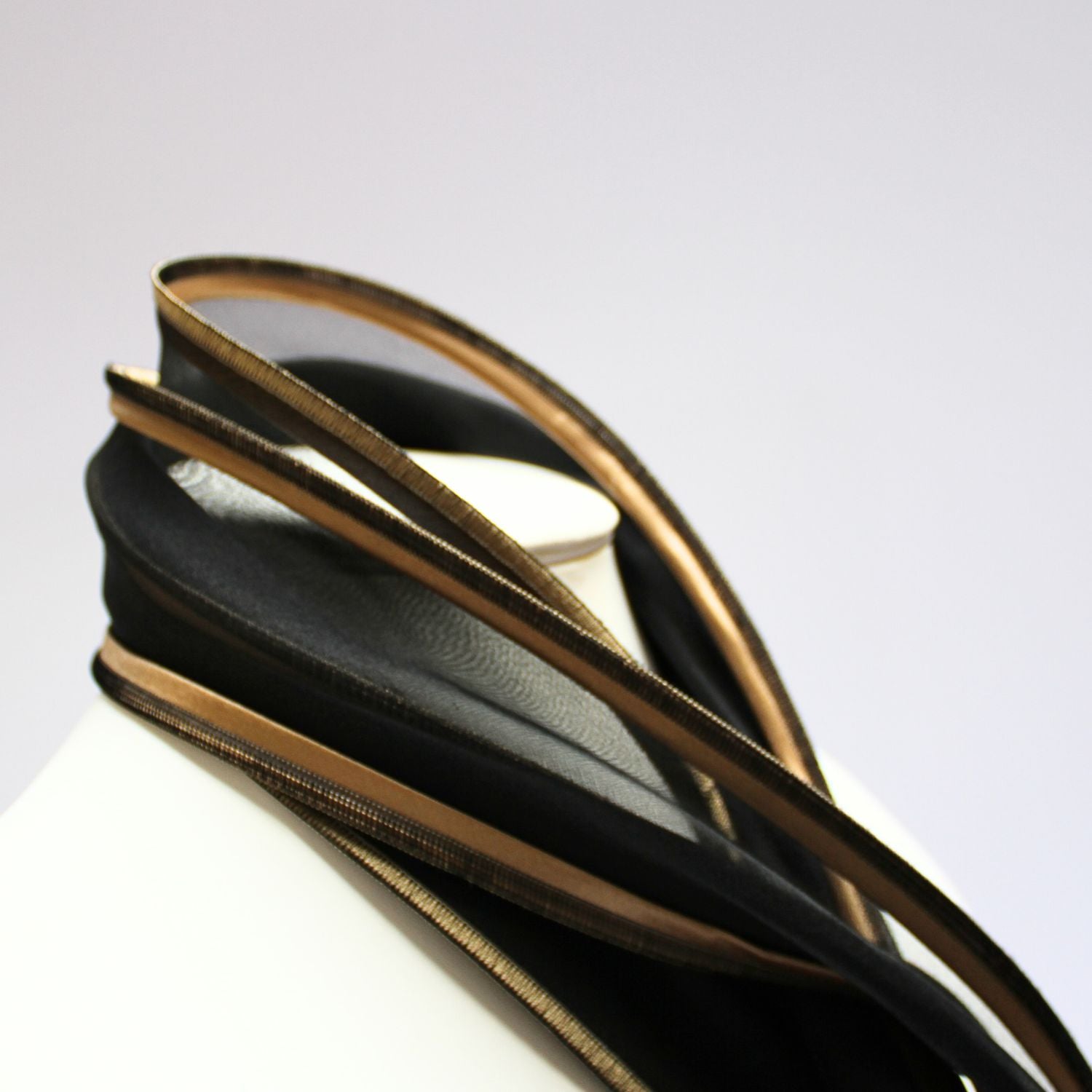 Cornflower black & gold scarf by Tammy Child