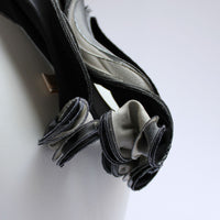 Jasmine grey & black scarf by Tammy Child