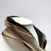 Jasmine long black & gold scarf by Tammy Child