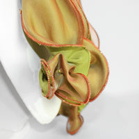 Buttercup green & orange scarf by Tammy Child