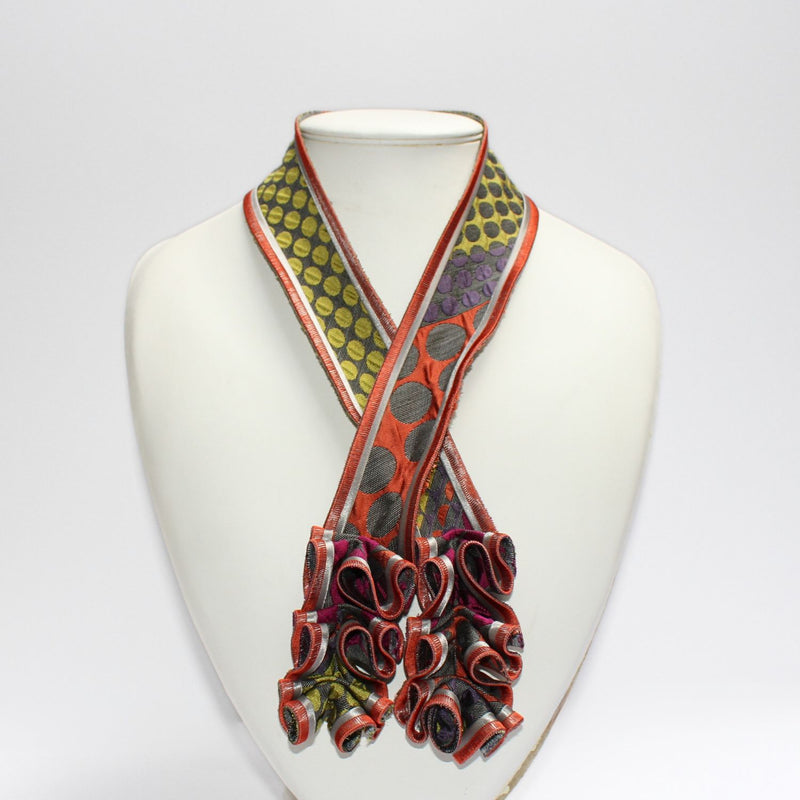 Daisy orange scarf by Tammy Child