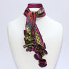 Daisy fuchsia and lime patterned scarf by Tammy Child