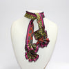 Willow fuchsia & lime scarf by Tammy Child