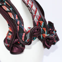 Hosta retro purple scarf by Tammy Child