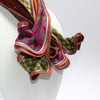 Hosta orange patterned scarf by Tammy Child