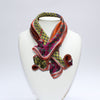 Hosta orange patterned scarf by Tammy Child