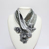 Sweetpea silver sequin scarf by Tammy Child