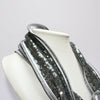 Sweetpea silver sequin scarf by Tammy Child