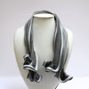 Cornflower grey scarf by Tammy Child