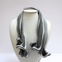 Cornflower grey scarf by Tammy Child