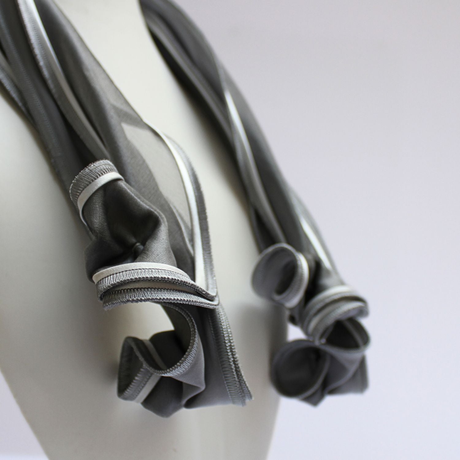 Cornflower grey scarf by Tammy Child