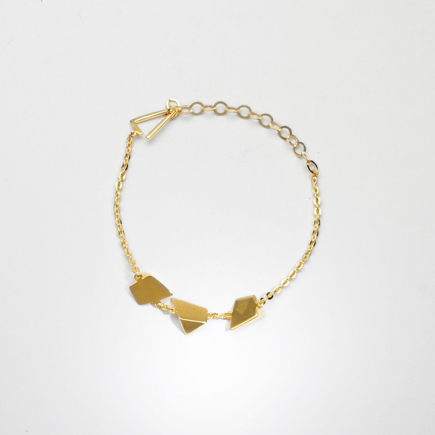 Stardust bracelet silver 18k gold plated by Yuki Mitsuyasu