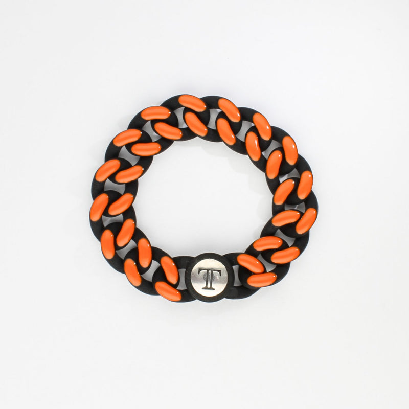 Pop orange bracelet by Timon Tio