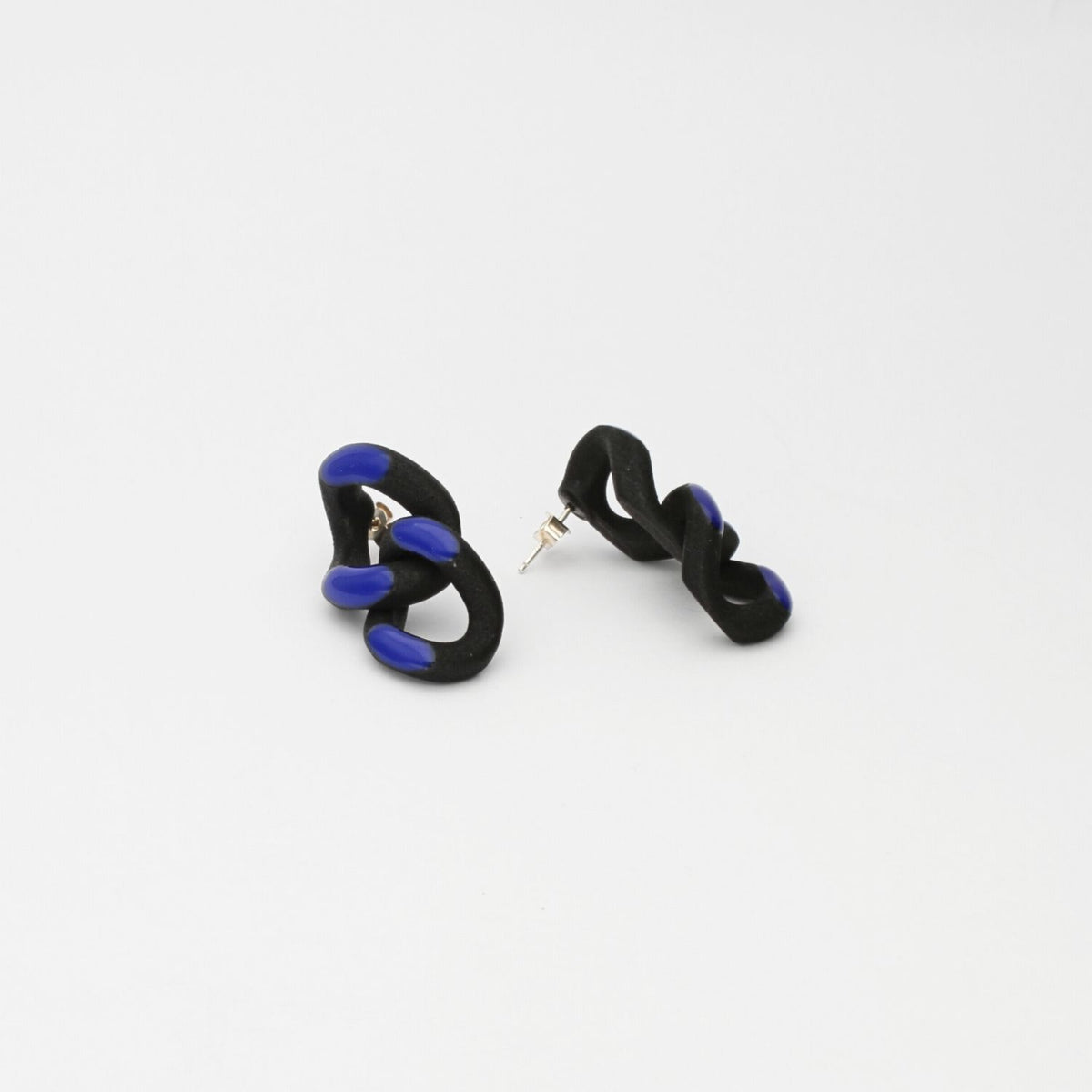Pop blue earrings by Timon Tio