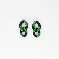 Pop green earrings by Timon Tio