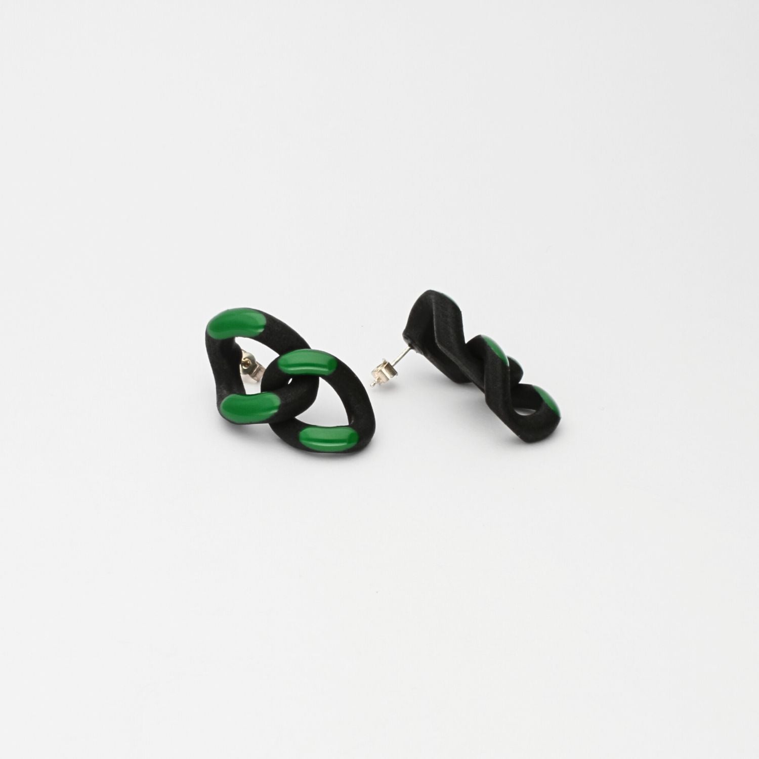 Pop green earrings by Timon Tio
