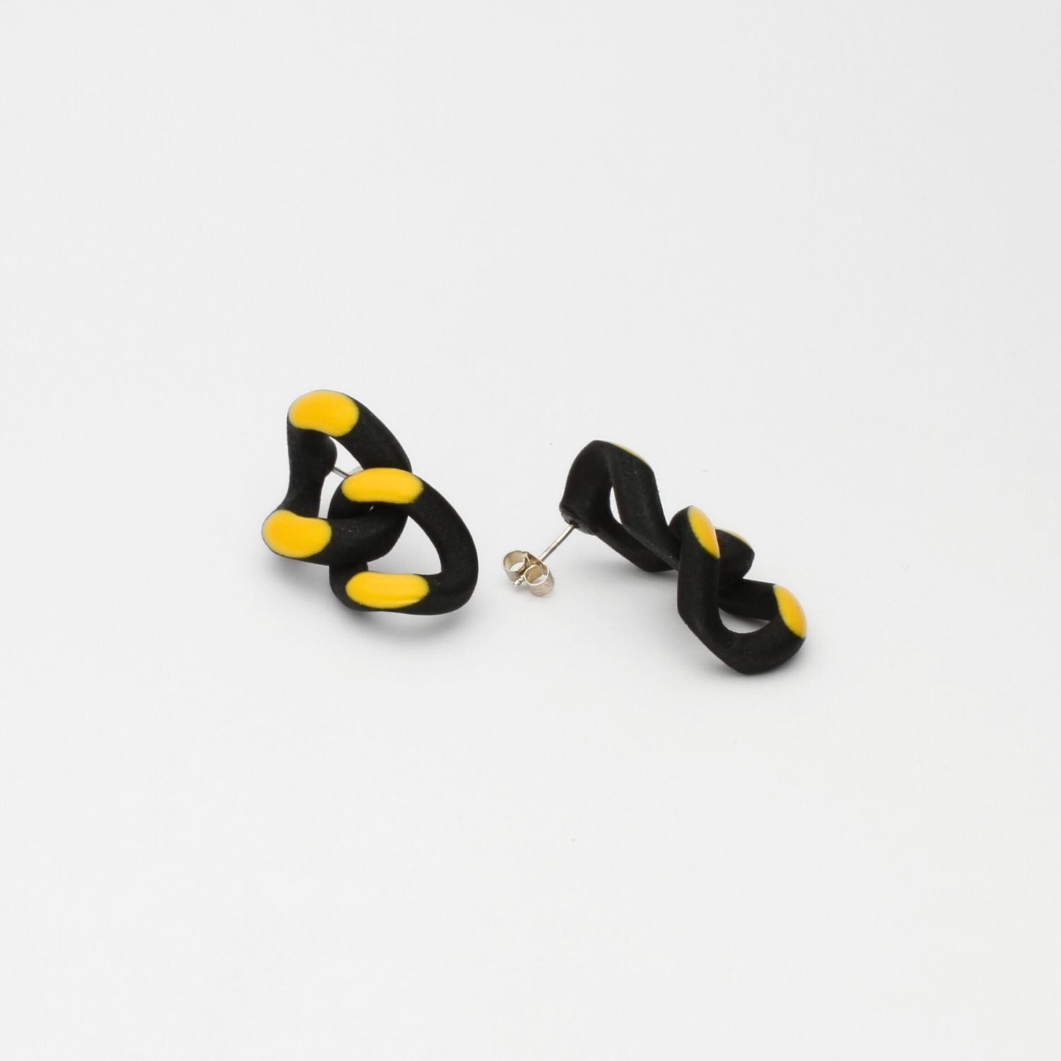 Pop yellow earrings by Timon Tio