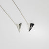Big silver star necklace 18' by Yuki Mitsuyasu